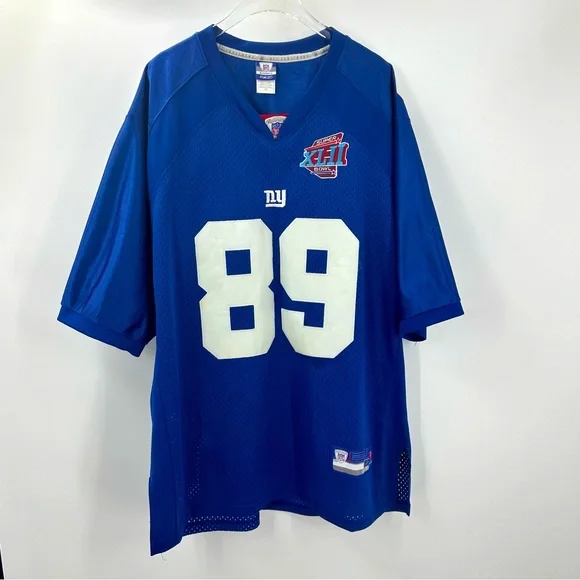 Kevin Boss #89 Super Bowl Champs NY Giants Authentic NFL Equipment Jersey XL